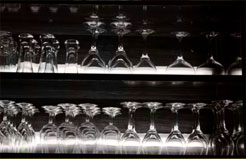 Glasses Used For Alcohol At A Bar With A Liquor License